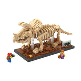 LOZ Diamond Blocks T Rex Dinosaur Fossil Skull Animal Model Set Toys