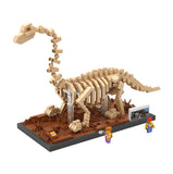 LOZ Diamond Blocks T Rex Dinosaur Fossil Skull Animal Model Set Toys