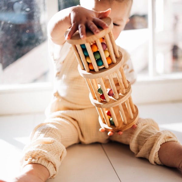 QToys Australia (USA) WOODEN RAIN MAKER