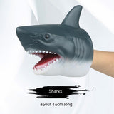 Simulation Dinosaur Tyrannosaurus Rex Gloves Soft Rubber Animal Model