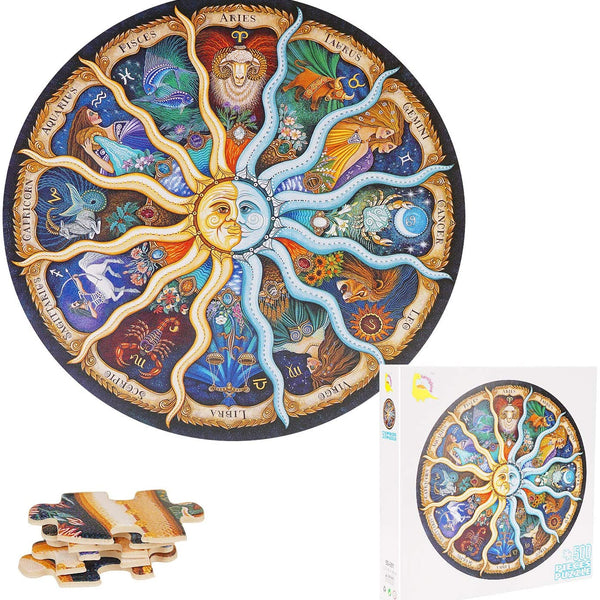 500 Pieces Horoscope Puzzles for Adults Kids