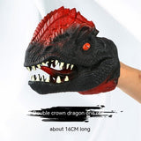 Simulation Dinosaur Tyrannosaurus Rex Gloves Soft Rubber Animal Model