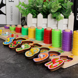 Children 3D Alphabet Number Puzzle Baby Colorful Geometric Digital