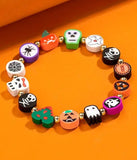 HALLOWEEN THEME STRETCH BRACELET - TRICK OR TREAT