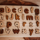 QToys Australia Natural lower case letter puzzle