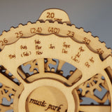 Mechanical Wooden Calendar Puzzle – Gear Model Set - Tottotoy – Smart Fun Toys