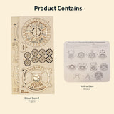 Mechanical Wooden Calendar Puzzle – Gear Model Set - Tottotoy – Smart Fun Toys