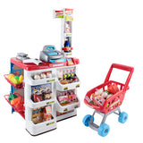 Keezi Kids Pretend Role Play Supermarket 24 Piece Playset Cash