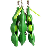 Squishy Edamame Stress Relief Toy and Accessory