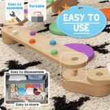 Kids Wooden Balance Beam Board - Tottotoy – Smart Fun Toys