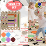 Kids Wooden Balance Beam Board - Tottotoy – Smart Fun Toys