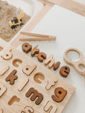 QToys Australia Natural lower case letter puzzle