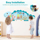 Dinosaur Busy Board Wall Panel – Wooden Sensory Toy - Tottotoy – Smart Fun Toys