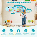 Dinosaur Busy Board Wall Panel – Wooden Sensory Toy - Tottotoy – Smart Fun Toys