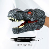Simulation Dinosaur Tyrannosaurus Rex Gloves Soft Rubber Animal Model