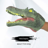 Simulation Dinosaur Tyrannosaurus Rex Gloves Soft Rubber Animal Model