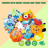 Wooden Toddler Spelling Puzzle Set (10-Pack) - Tottotoy – Smart Fun Toys