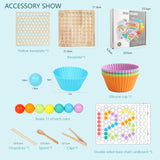 Montessori Wooden Sorting & Stacking Game - Tottotoy – Smart Fun Toys